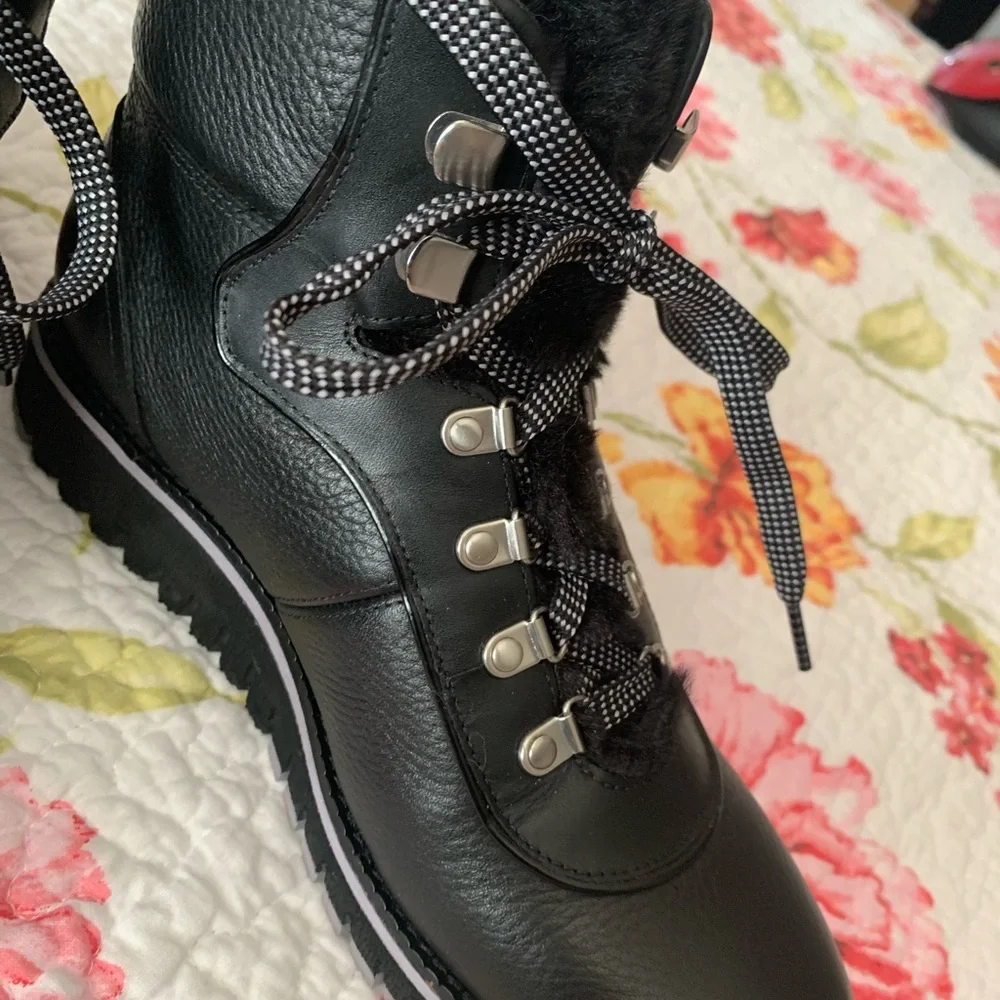 New Cole Haan Leather Zero Grand Booties Boots Shoes - Picture 8 of 16